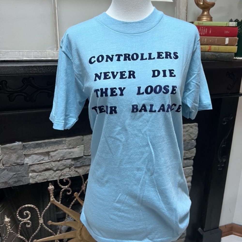 VTG Flocked Graphic Tee 70s